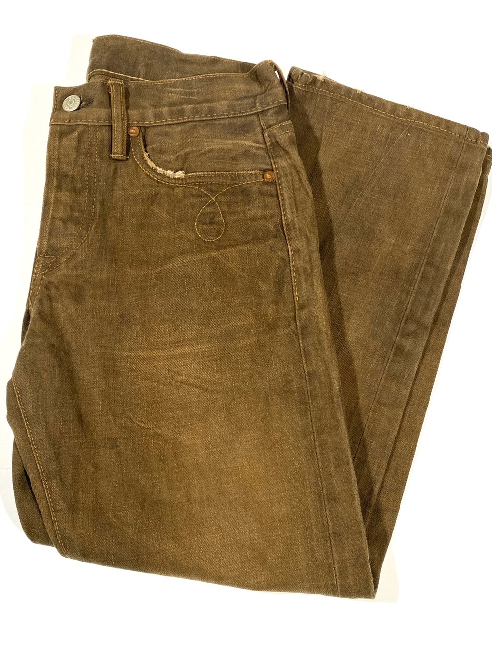 RRL Double RL Ralph Lauren Rancher jeans vintage made in USA selvage denim